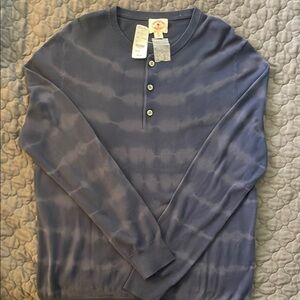 Men's Navy Henley Shirt